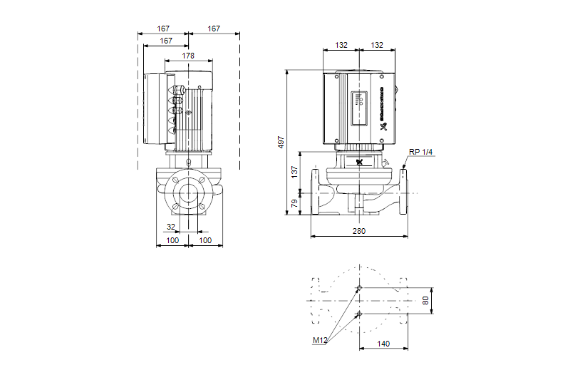 Grundfos TPE 32-230/2