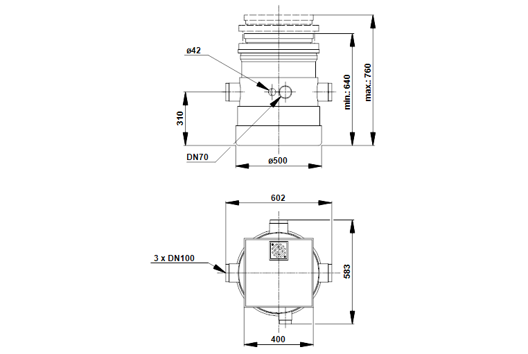 Grundfos Liftaway B для насоса AP 12