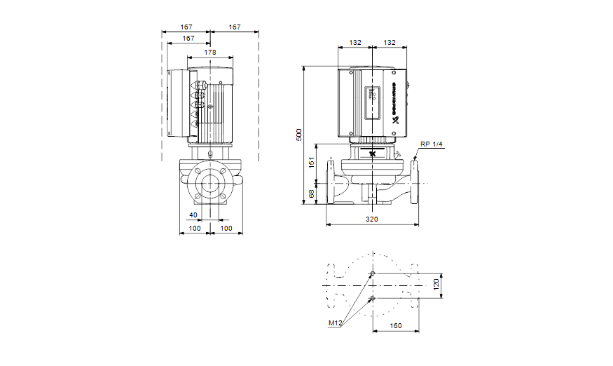 Grundfos TPE 40-270/2