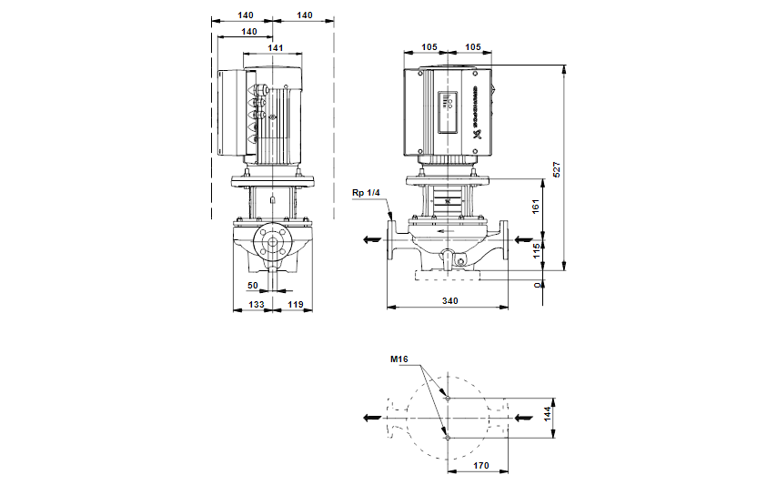 Grundfos TPE 50-90/4