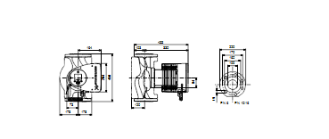 Grundfos MAGNA3 100-120 F 450 1x230V PN10v