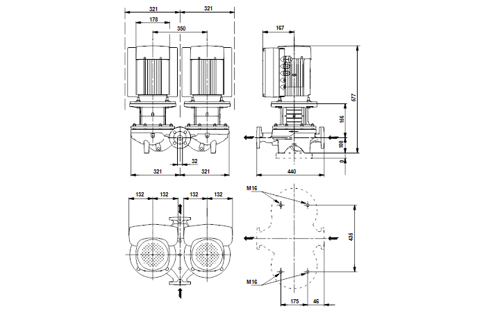 Grundfos TPED 32-120/4-S A-F-A-BAQE