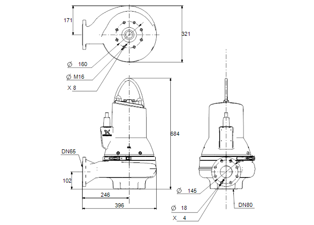 Grundfos SLV.65.65.22.EX.2.50D