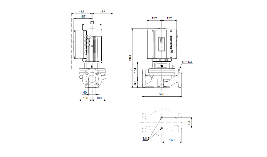 Grundfos TPE 40-270/2