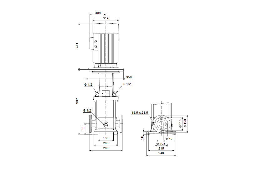 Grundfos CRNE 10-17