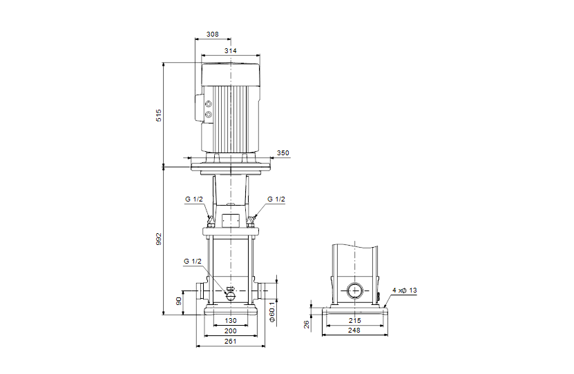 Grundfos CRNE 15-12 N-P-A-E-HQQE 3x400 60 HZ