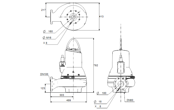 Grundfos SLV.80.100.92.EX.2.51D