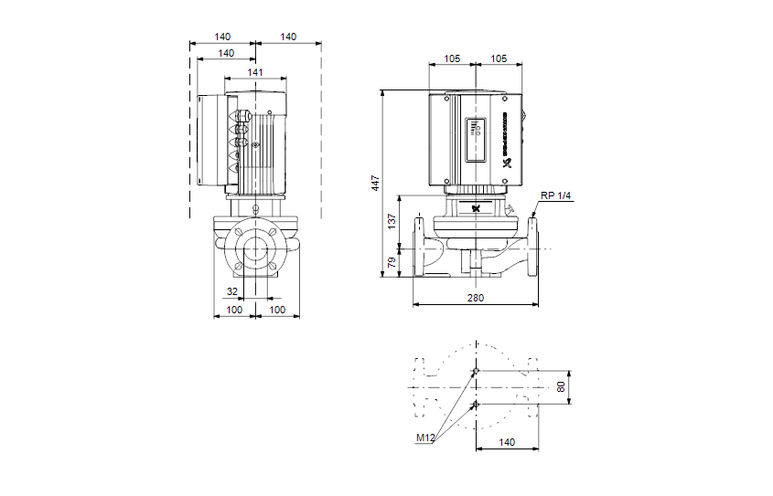 Grundfos TPE 32-230/2
