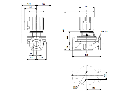 Grundfos TP 65-60/4 B A-F-Z-BUBE