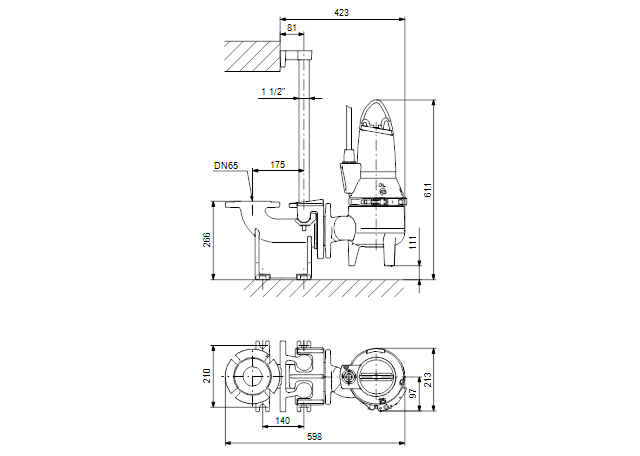 Grundfos SLV.65.65.09.EX.2.50B