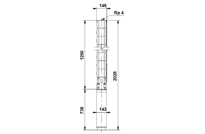 Grundfos SP 60-9BN Rp4 6"3X380-415/50 15kW