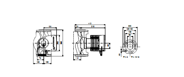 Grundfos MAGNA3 80-120 F 360 1x230V PN6