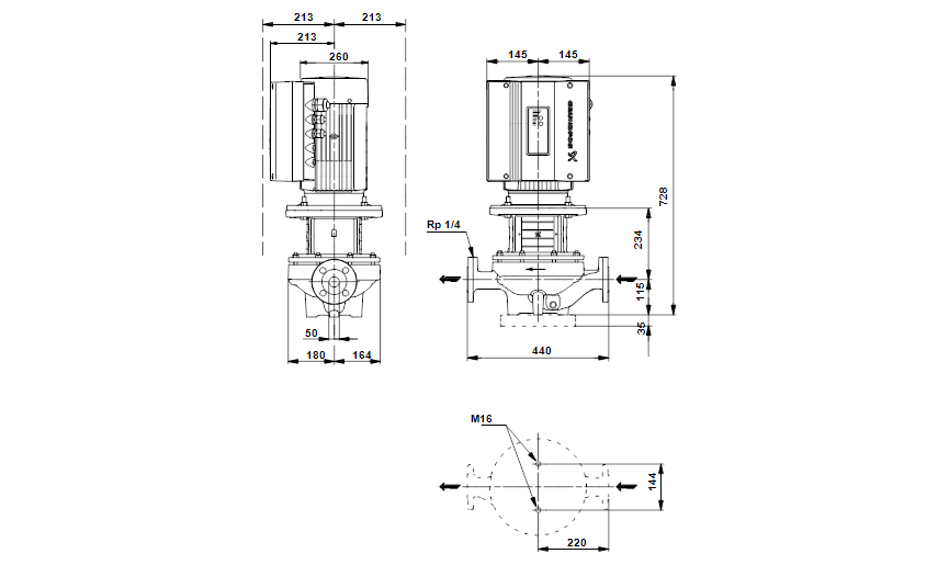 Grundfos TPE 50-440/2