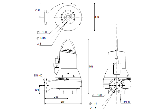 Grundfos SLV.80.100.60.2.51D