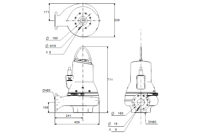 Grundfos SLV.80.80.22.EX.4.51D