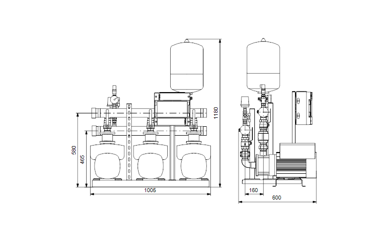 Grundfos HYDRO MULTI-E 3 CME 10-2