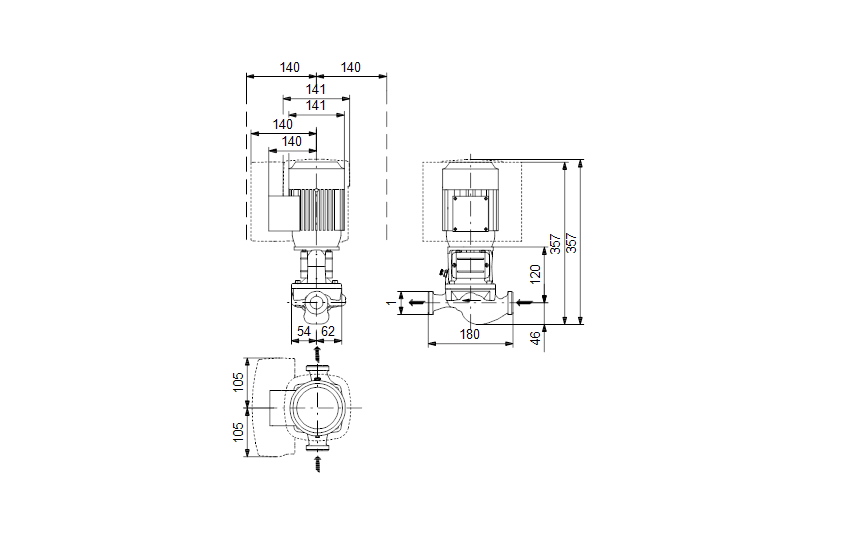 Grundfos TPE 25-80/2