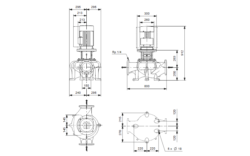 Grundfos TPE 150-100/4