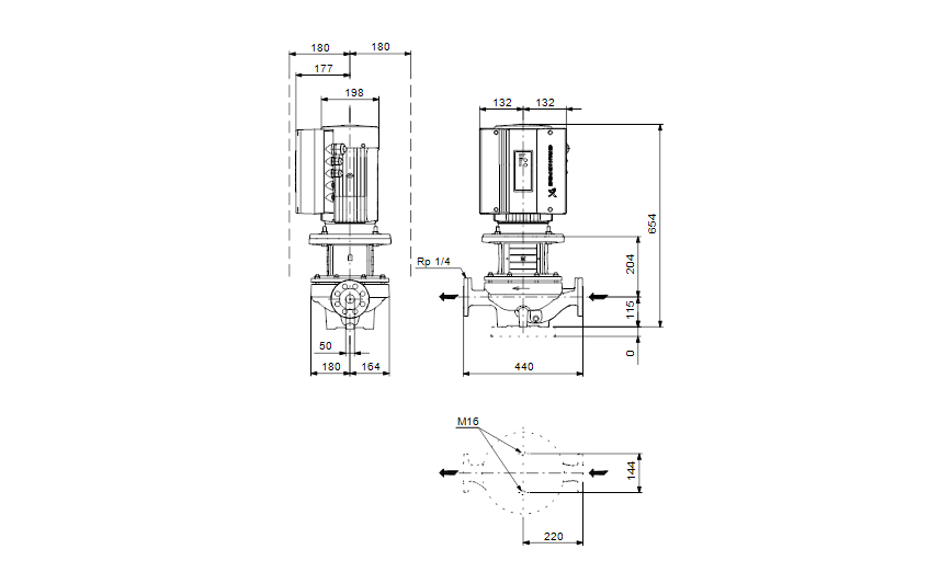 Grundfos TPE 80-110/4