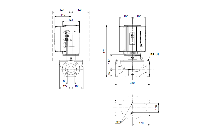 Grundfos TPE 65-60/4