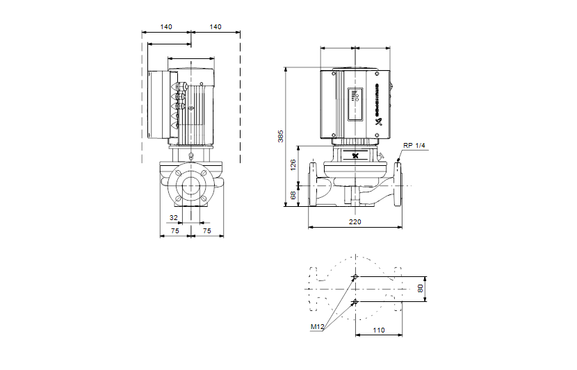 Grundfos TPE 32-120/2
