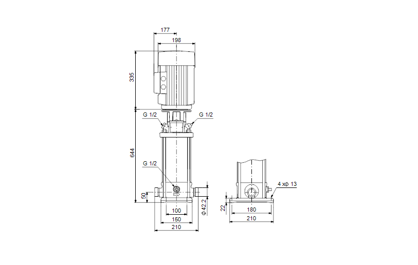 Grundfos CRNE 3-23