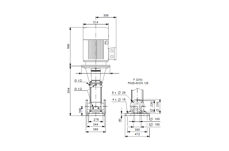 Grundfos CRNE 120-1