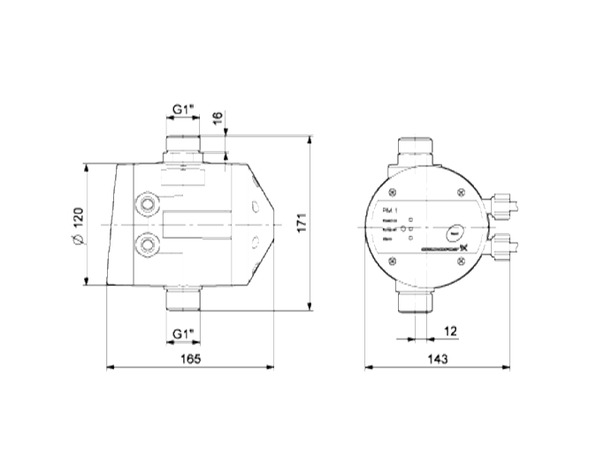 Grundfos PM 1 22