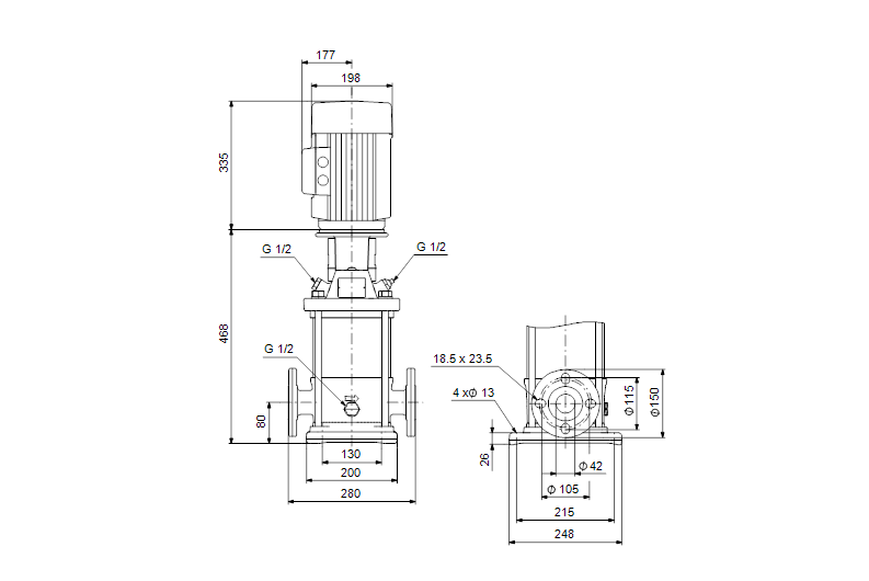 Grundfos CRNE 10-5
