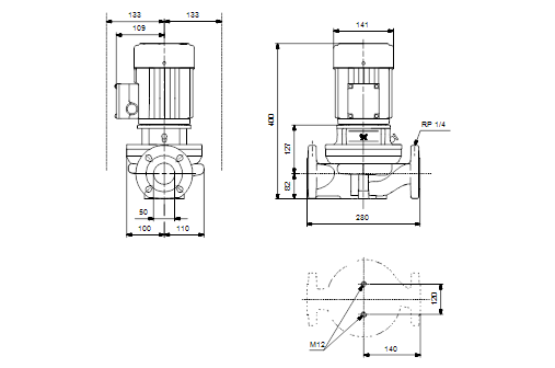 Grundfos TP 50-60/4 B A-F-Z-BUBE