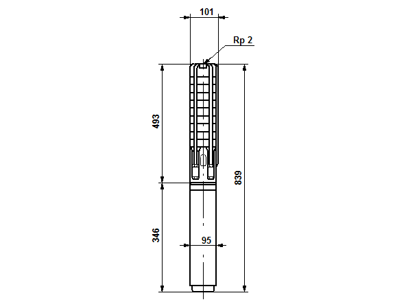 GRUNDFOS SP 8A - 7 + Шкаф SP-SPM 