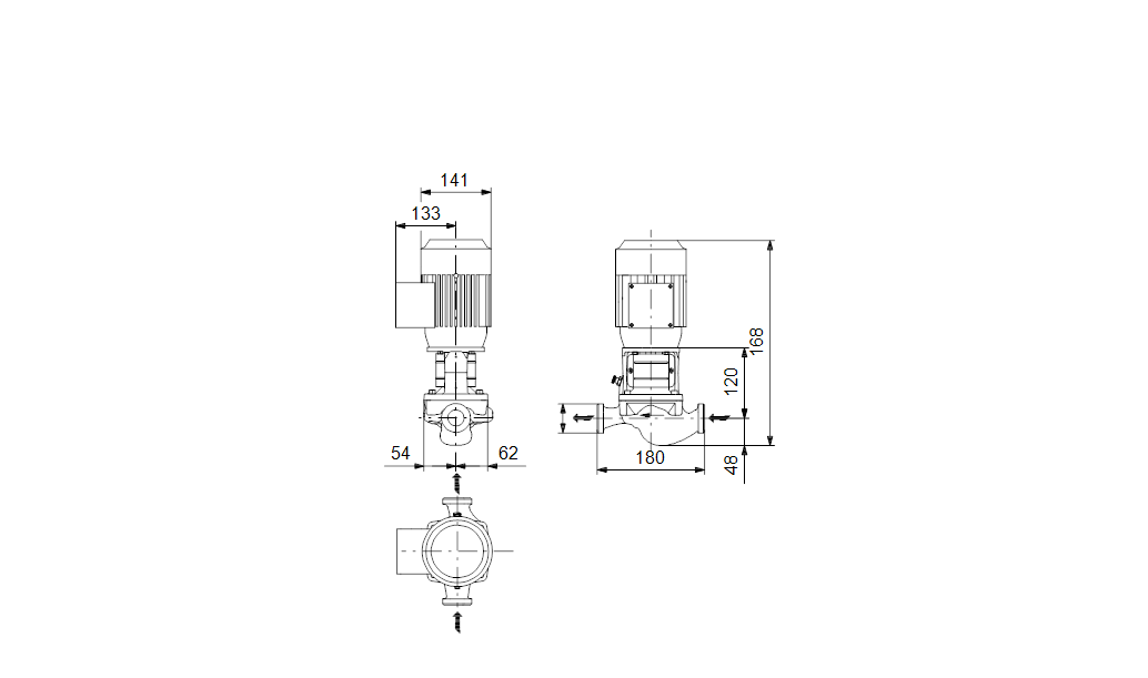 Grundfos TP 32-50/2 A-O-A-BQBE 1x230 B, 2900 об/мин