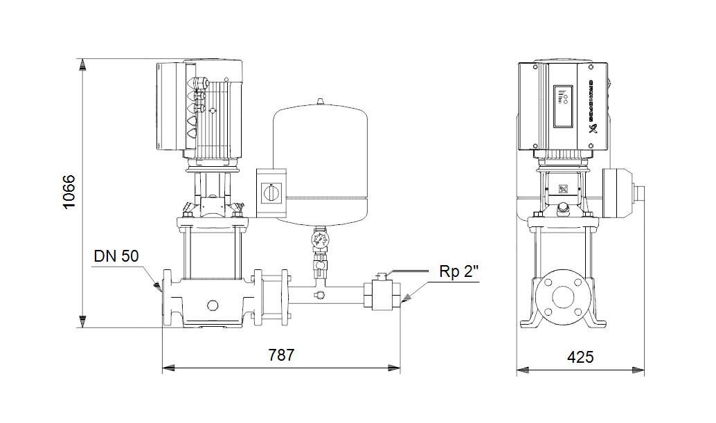 Grundfos Hydro Solo-E CRE 15-7 U2 A-A-A-D-AU