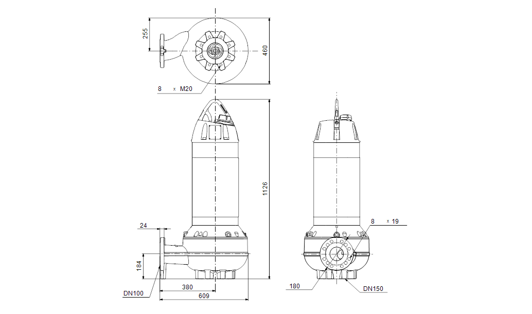 Grundfos SL1.85.100.110.4.52H.S.EX.51D -снят с производства 