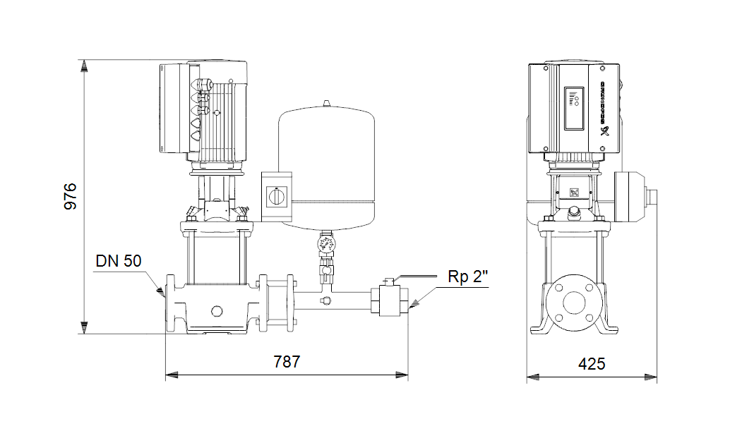 Grundfos Hydro Solo-E CRE 15-5 U2 A-A-A-D-A