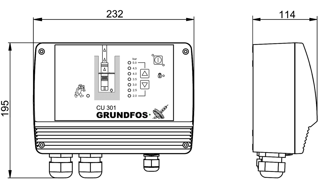 Прибор управления CU 301