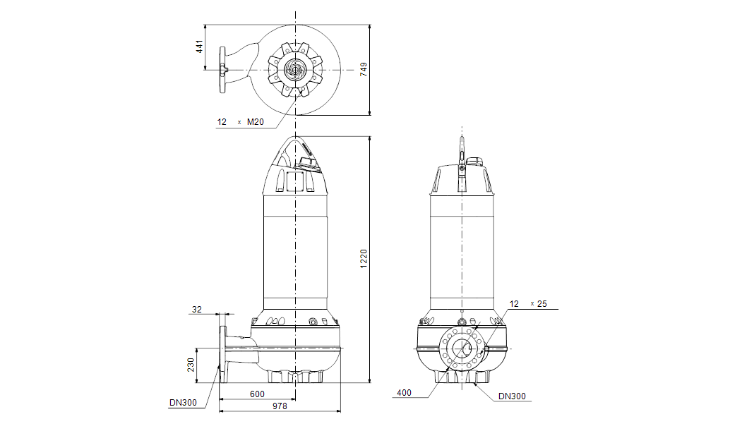 Grundfos SL2.125.300.160.6.52E.S.N.51D -снят с производства 