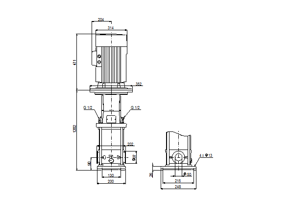 Grundfos CRN 15-17 A-CA-G-E-HQQE (FlexiClamp)