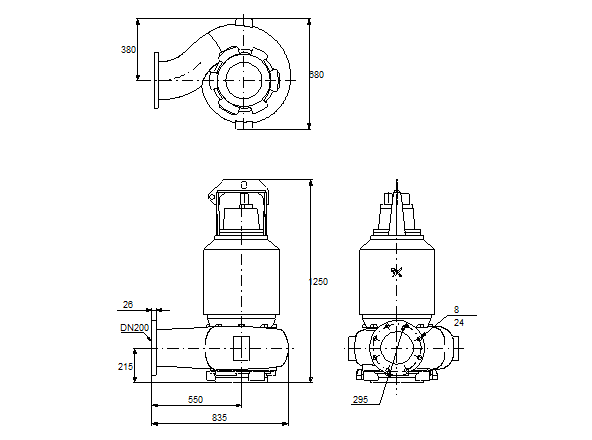 Grundfos S2.100.200.220.4.58L.S.248.G.Ex.