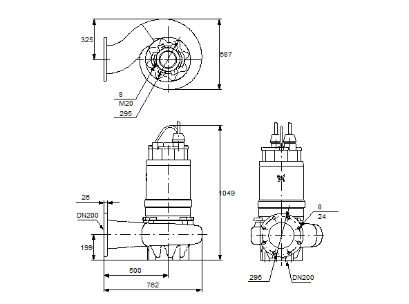 Grundfos S1.100.200.170.4.54L.H.285.G.Ex.
