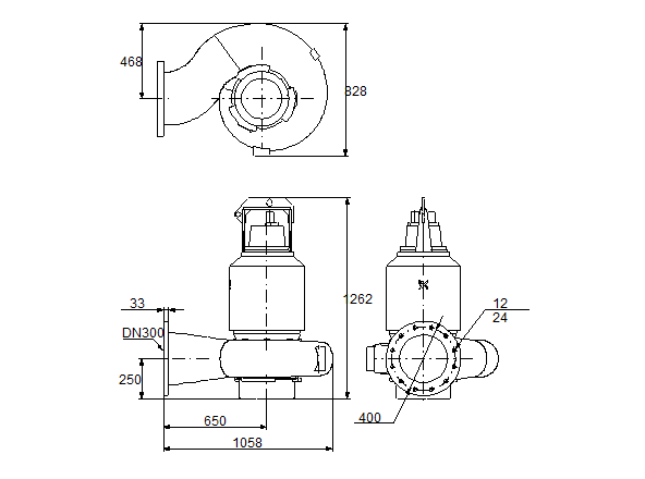 Grundfos S2.100.300.220.6.58E.S.338.G.