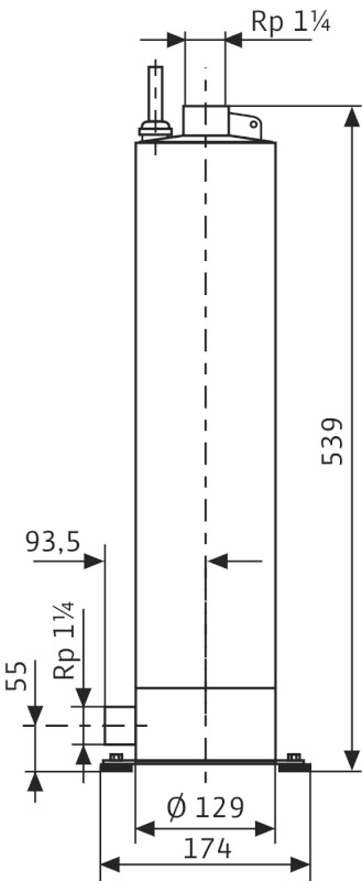 Система водоснабжения с погружным насосом WILO-Sub TWI5-SE-306EM-PNP/2