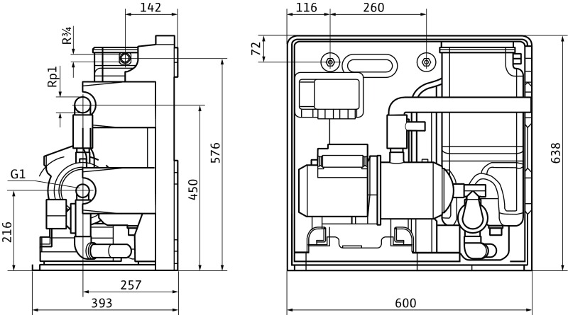 Установка WILO-RAINSYSTEM AF COMFORT-MC304EM