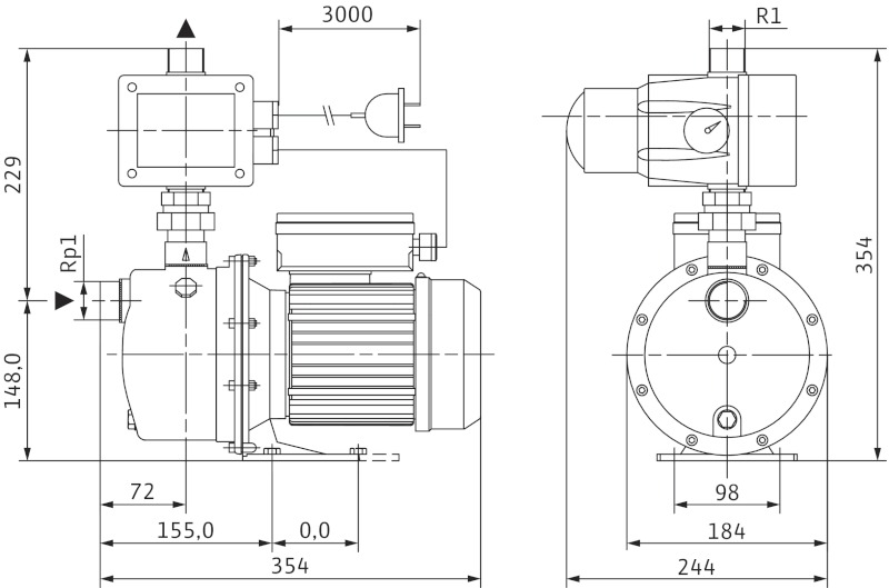 Насос Wilo-Jet FWJ-202-EM/2