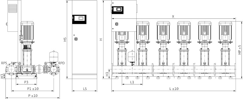 Установка Wilo-Comfort COR-6MVI5203/CC