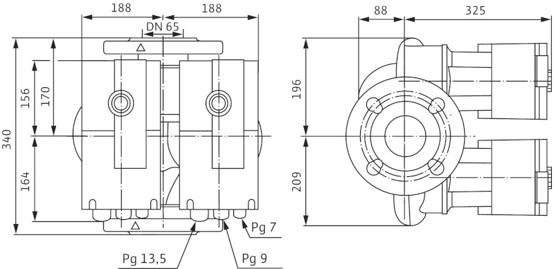 Насос Wilo Stratos-D 65/1-12 PN6/10