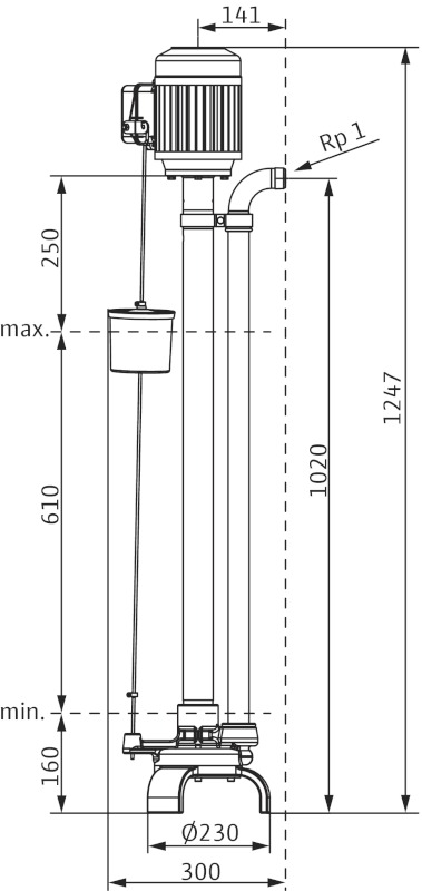 Насос Wilo-Drain VC40/20 3-400