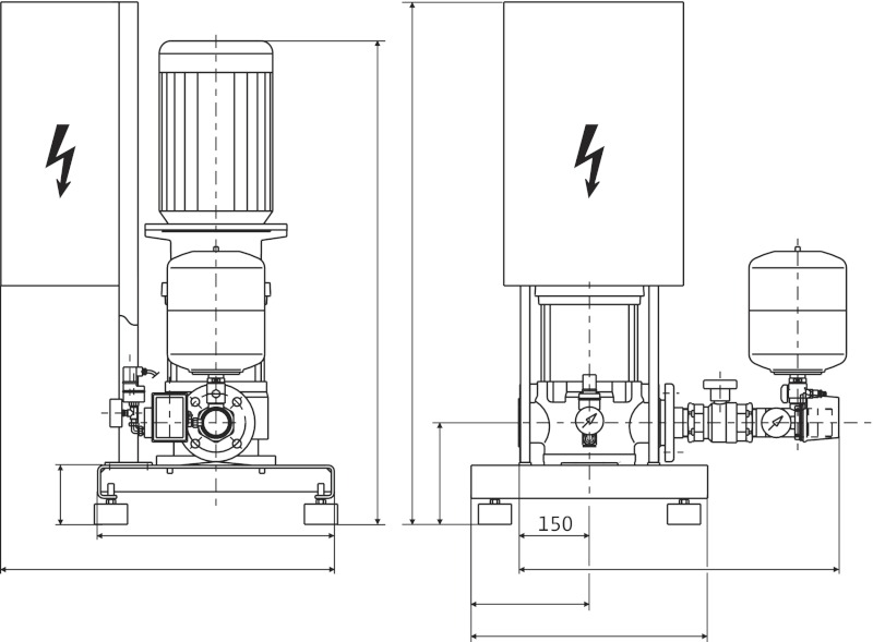 Установка Wilo-Economy CO-1MVI1608-6"/ER(SD)-R