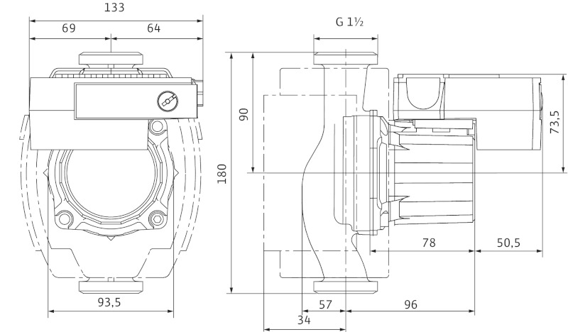 Насос Wilo Stratos ECO-Z 25/1-5 BMS