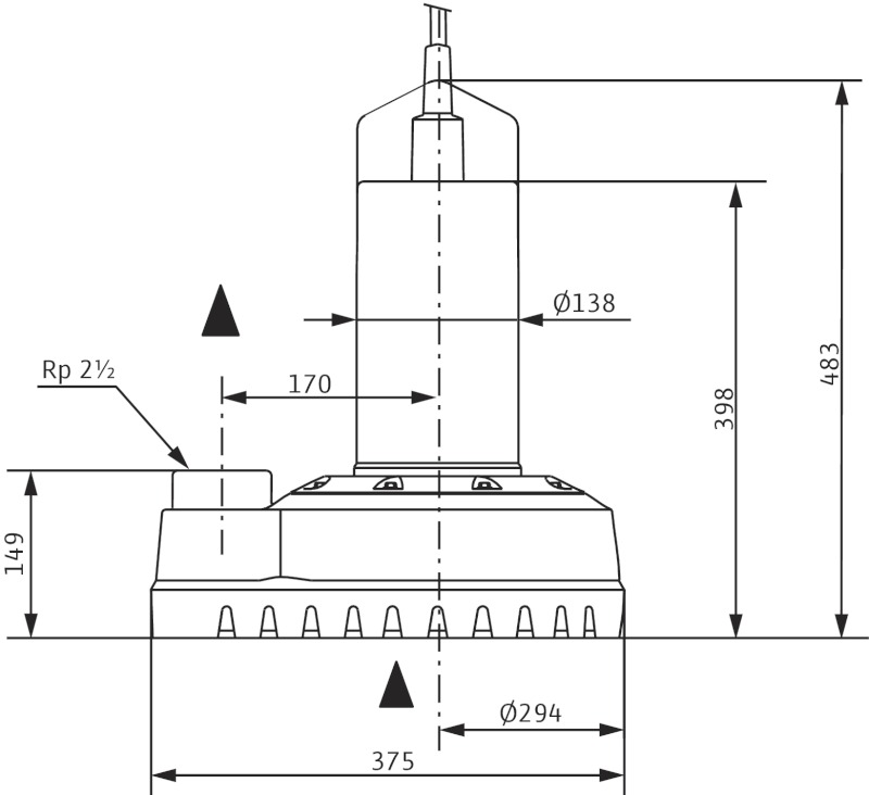 Насос Wilo-Drain TS65H117/22-3-400A